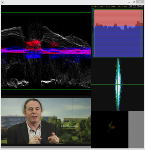 Screenshot of FFmpeg scope